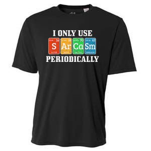 I Only Use Sarcasm Periodically Funny Nerd Chemist Gift Cooling Performance Crew T-Shirt