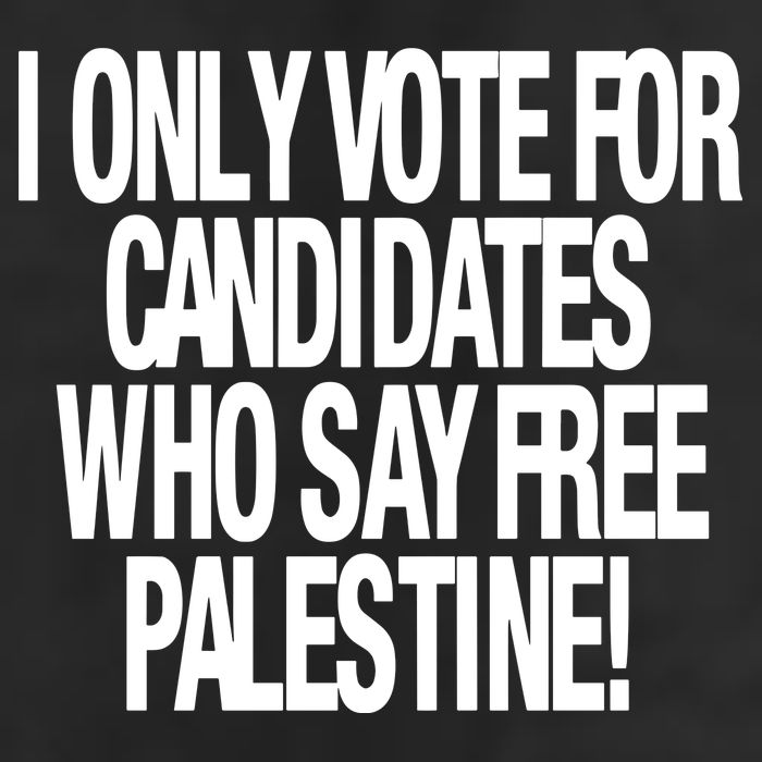 I Only Vote For Candidates Who Say Free Palestine Golf Towel