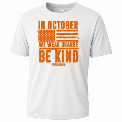 In October We Wear Orange Be Kind End Bullying Cooling Performance Crew T-Shirt