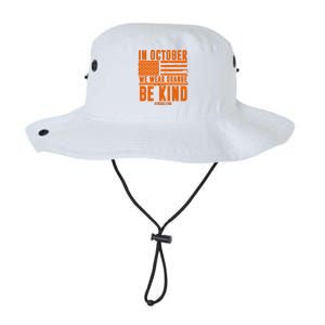 In October We Wear Orange Be Kind End Bullying Legacy Cool Fit Booney Bucket Hat