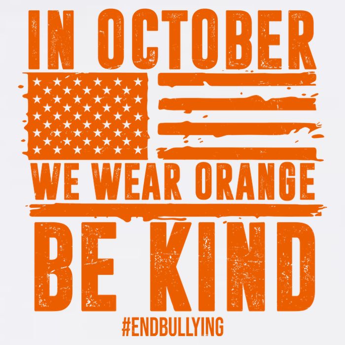 In October We Wear Orange Be Kind End Bullying 11oz C Handle Ceramic Mug