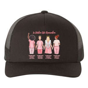 In October We Remember Those Who Fought And Won Women Yupoong Adult 5-Panel Trucker Hat