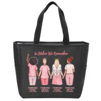 In October We Remember Those Who Fought And Won Women Zip Tote Bag