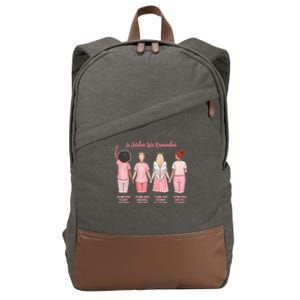 In October We Remember Those Who Fought And Won Women Cotton Canvas Backpack