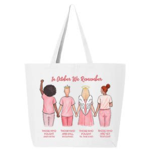 In October We Remember Those Who Fought And Won Women 25L Jumbo Tote