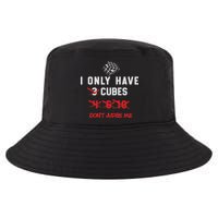 I Only Want Puzzle Cube Funny Speed Cubing Math Cool Comfort Performance Bucket Hat