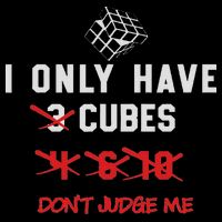 I Only Want Puzzle Cube Funny Speed Cubing Math Daily Commute Backpack