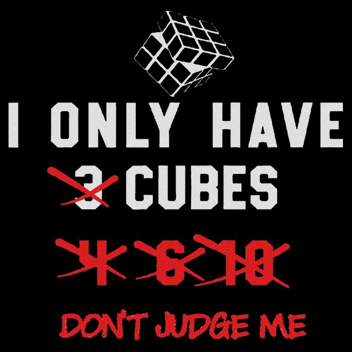 I Only Want Puzzle Cube Funny Speed Cubing Math Daily Commute Backpack