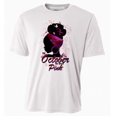 In October We Wear Pink Breast Cancer Fighter Cooling Performance Crew T-Shirt