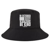 In October We Wear Orange Be Kind End Bullying Usa Flag Unity Day Cool Comfort Performance Bucket Hat