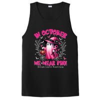 In October We Wear Ghost Witch Breast Cancer Awareness PosiCharge Competitor Tank