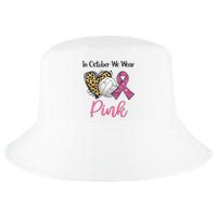 In October We Wear Pink Volleyball Breast Cancer Awareness  Cool Comfort Performance Bucket Hat