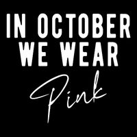 In October We Wear Pink Breast Cancer Awareness Impact Tech Backpack