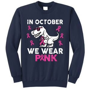 In October We Wear Breast Cancer Awareness Sweatshirt