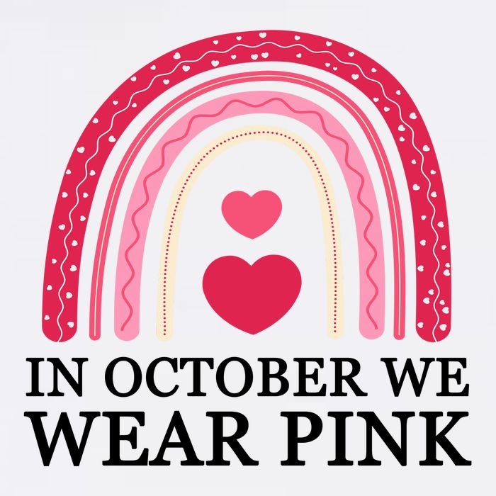 In October We Wear Pink Breast Cancer Rainbow Womens Tank Top