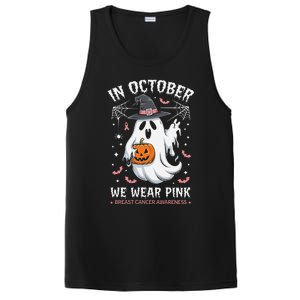 In October We Wear Pin.K Ghost Witch Breast Cancer Awareness PosiCharge Competitor Tank