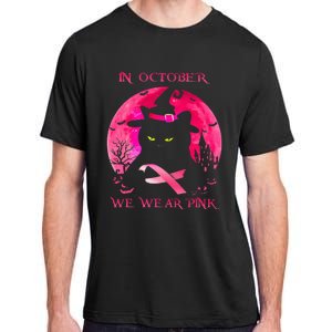 In October We Wear Pink Pumpkin Breast Cancer Awareness Adult ChromaSoft Performance T-Shirt