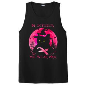 In October We Wear Pink Pumpkin Breast Cancer Awareness PosiCharge Competitor Tank