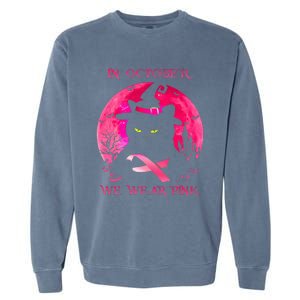 In October We Wear Pink Pumpkin Breast Cancer Awareness Garment-Dyed Sweatshirt