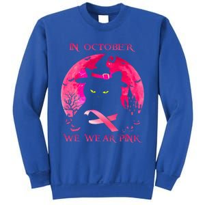 In October We Wear Pink Pumpkin Breast Cancer Awareness Sweatshirt