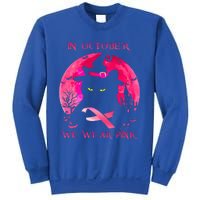 In October We Wear Pink Pumpkin Breast Cancer Awareness Sweatshirt