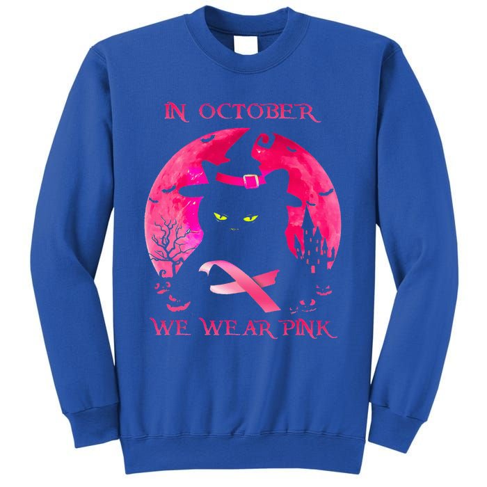 In October We Wear Pink Pumpkin Breast Cancer Awareness Sweatshirt