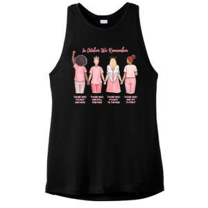 In October We Remember Those Who Fought And Won Ladies PosiCharge Tri-Blend Wicking Tank