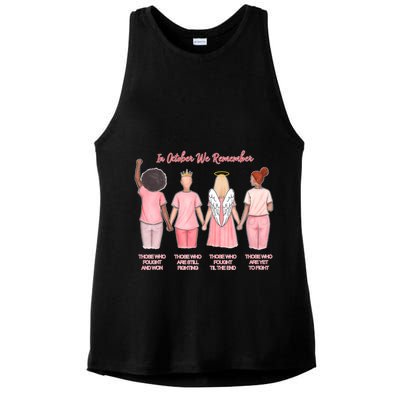In October We Remember Those Who Fought And Won Ladies PosiCharge Tri-Blend Wicking Tank