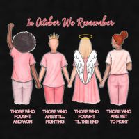 In October We Remember Those Who Fought And Won Ladies PosiCharge Tri-Blend Wicking Tank
