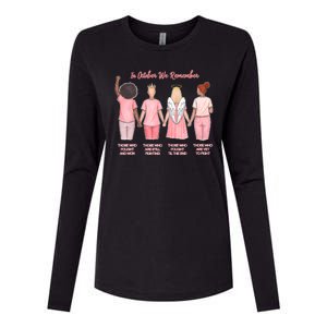 In October We Remember Those Who Fought And Won Womens Cotton Relaxed Long Sleeve T-Shirt