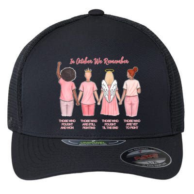 In October We Remember Those Who Fought And Won Flexfit Unipanel Trucker Cap