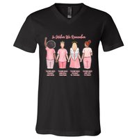 In October We Remember Those Who Fought And Won V-Neck T-Shirt