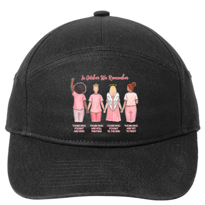 In October We Remember Those Who Fought And Won 7-Panel Snapback Hat