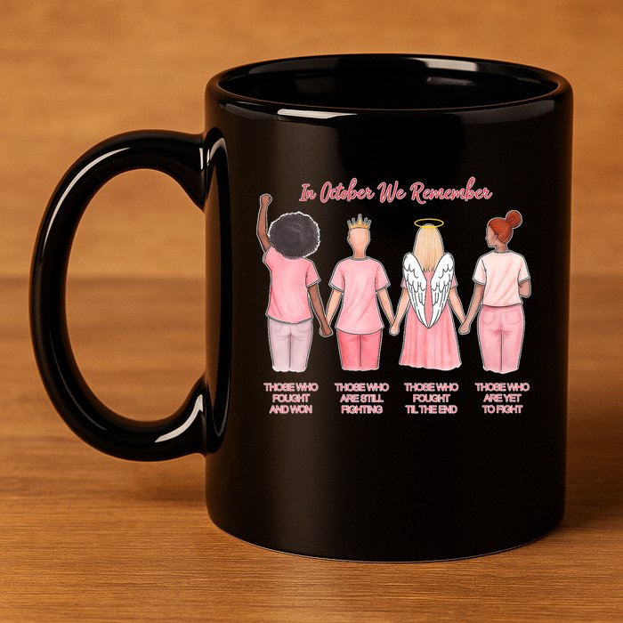 In October We Remember Those Who Fought And Won 11oz C Handle Ceramic Mug