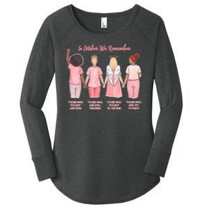 In October We Remember Those Who Fought And Won Women's Perfect Tri Tunic Long Sleeve Shirt