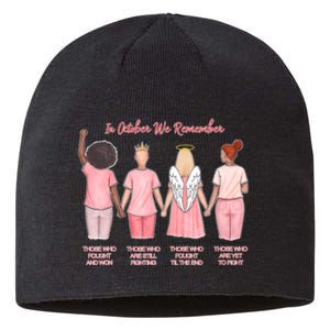 In October We Remember Those Who Fought And Won Sustainable Beanie