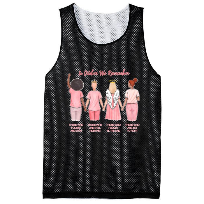 In October We Remember Those Who Fought And Won Mesh Reversible Basketball Jersey Tank