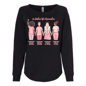 In October We Remember Those Who Fought And Won Womens California Wash Sweatshirt