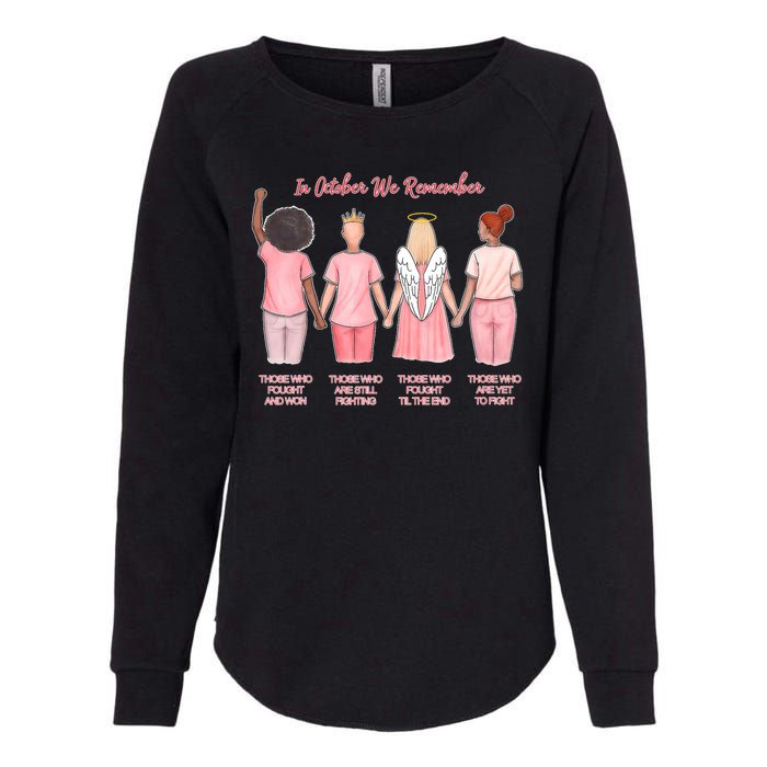 In October We Remember Those Who Fought And Won Womens California Wash Sweatshirt