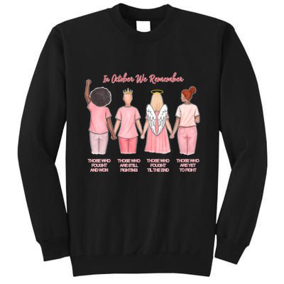 In October We Remember Those Who Fought And Won Tall Sweatshirt