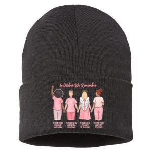 In October We Remember Those Who Fought And Won Sustainable Knit Beanie