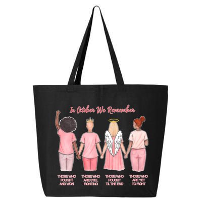 In October We Remember Those Who Fought And Won 25L Jumbo Tote