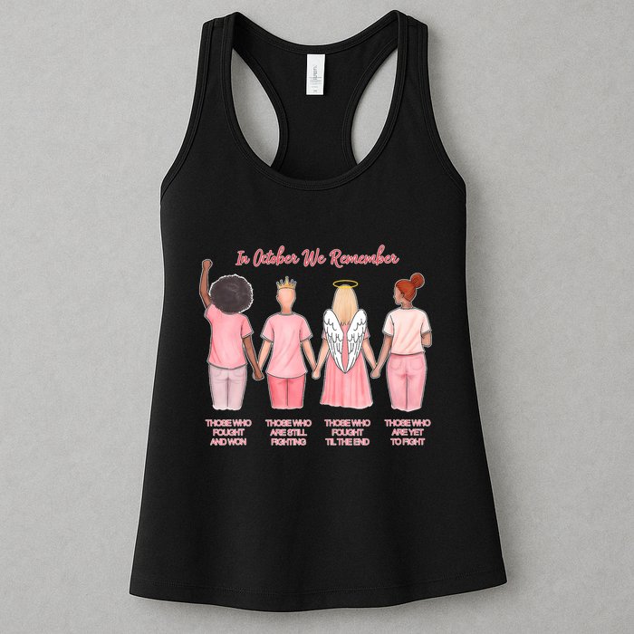 In October We Remember Those Who Fought And Won Womens Tank Top