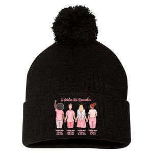 In October We Remember Those Who Fought And Won Pom Pom 12in Knit Beanie