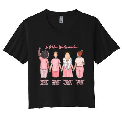 In October We Remember Those Who Fought And Won Crop Top