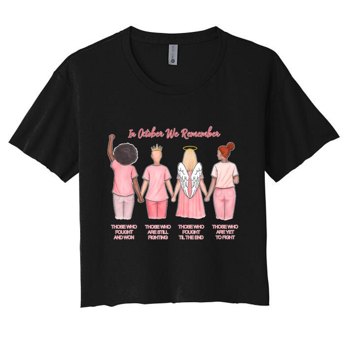 In October We Remember Those Who Fought And Won Crop Top