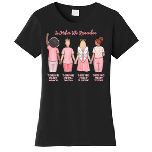 In October We Remember Those Who Fought And Won Women's T-Shirt