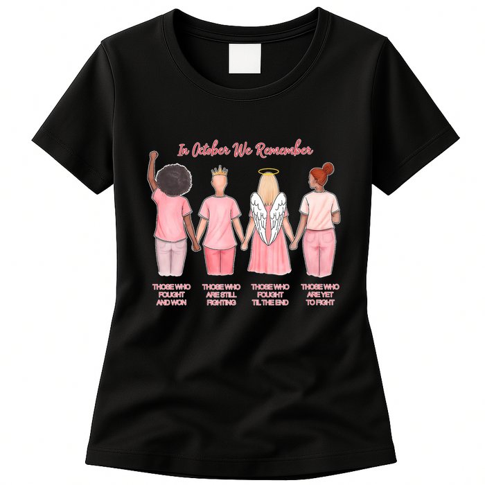 In October We Remember Those Who Fought And Won Womens T-Shirt