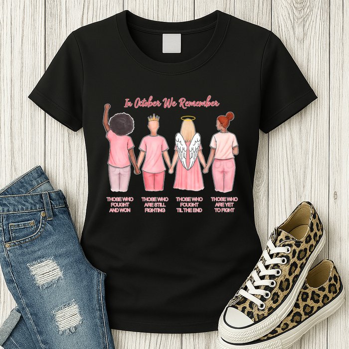 In October We Remember Those Who Fought And Won Womens T-Shirt