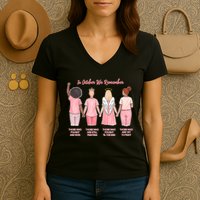 In October We Remember Those Who Fought And Won Women's V-Neck T-Shirt